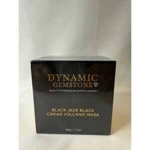 Dynamic Gemstone Black Jade Black Caviar‎ Volcanic Mask 50g 1.7oz
New Sealed